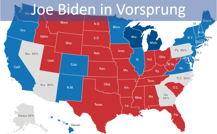  Joe Biden ganz vorne