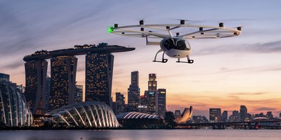  Volocopter wird Flugtaxidienste in Singapur anbieten