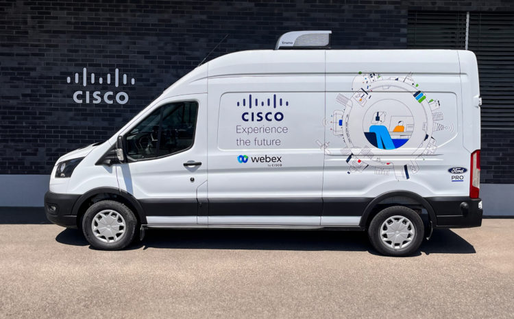  Cisco und Ford statten in der Schweiz einen vollelektrischen Ford E-Transit
