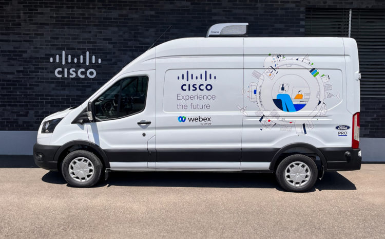 Cisco und Ford statten in der Schweiz einen vollelektrischen Ford E-Transit