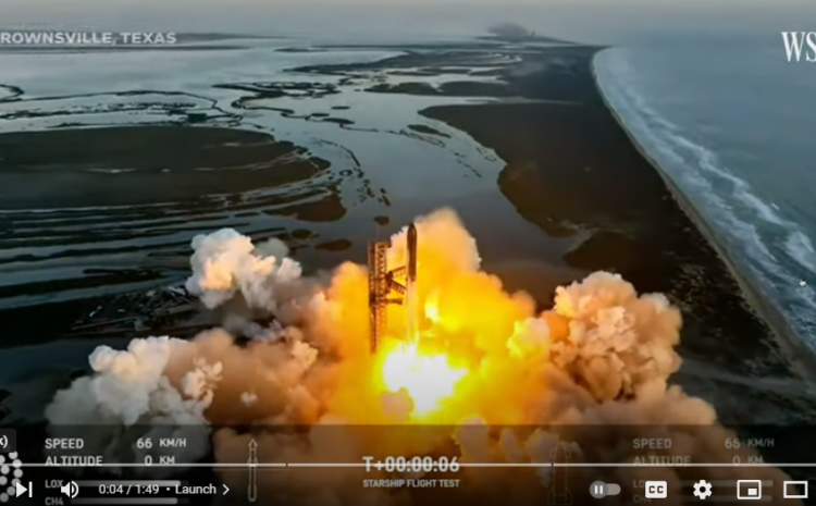 SpaceX Starship Test Fligh