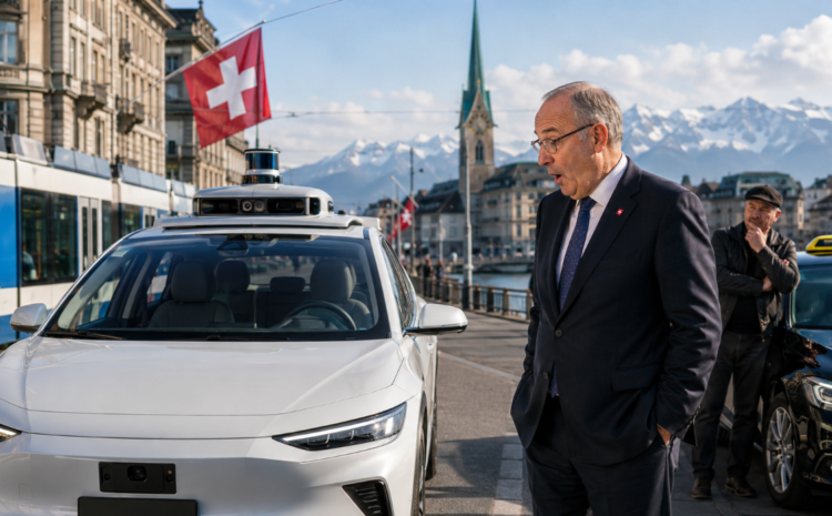  Guy Parmelin «begeistert» nach Fahrt ohne Fahrer: Kommen Robotaxis bald in die Schweiz?