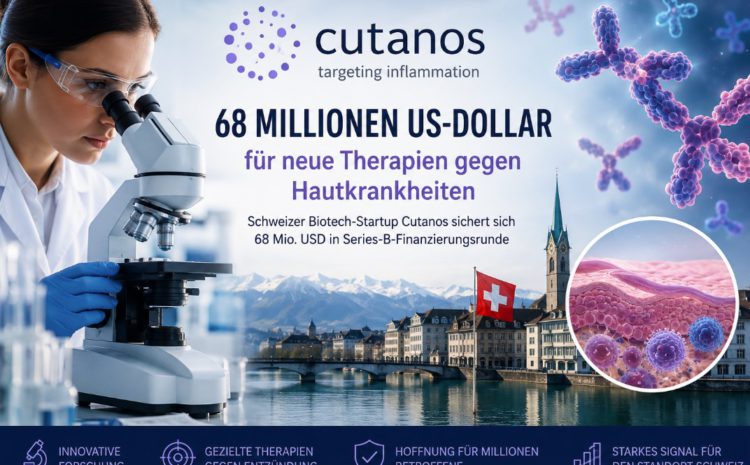  Schweizer Biotech-Startup Cutanos erhält 68 Millionen Dollar für neue Therapien gegen Hautkrankheiten